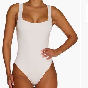 Naked Wardrobe White Bodysuit